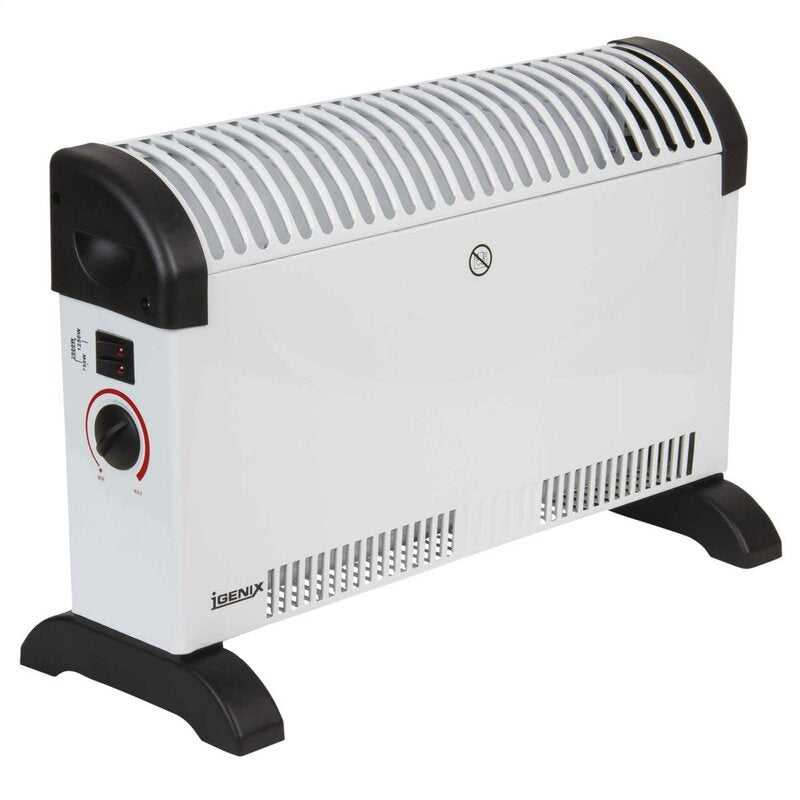 Igenix Portable Electric Convector Heater Radiator With Adjustable Thermostat 2000 W - White Main image