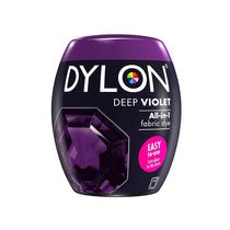 Dylon Machine Fabric Dye Pod For Clothes And Soft Furnishings 350g - Deep Violet