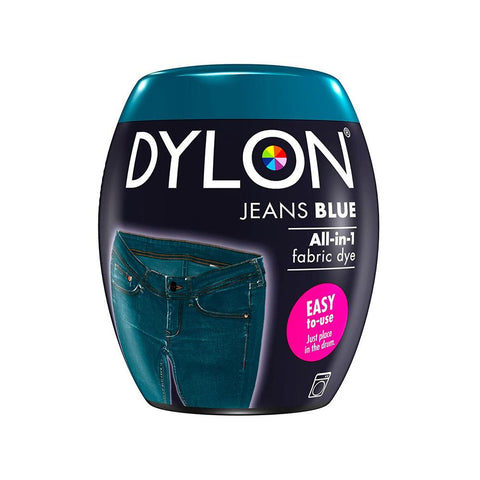 Dylon Machine Dye Pod Jeans Blue 41 350g All-in-1 Fabric Dye for Cotton Linen Viscose Clothes & Soft Furnishings