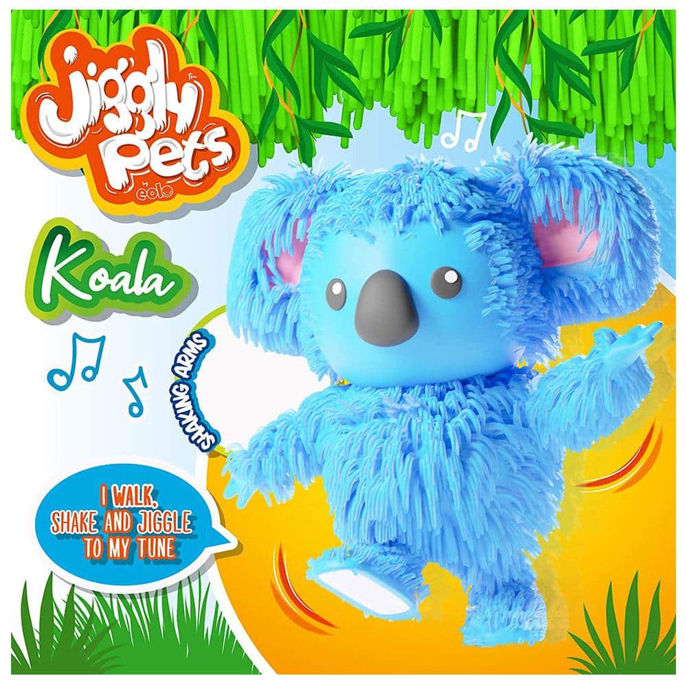 Jiggly Pets The Cutest Walking Koala - Blue