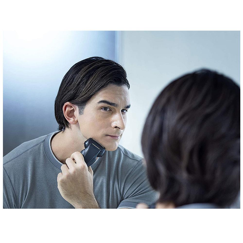Panasonic Wet And Dry 3 Blade Electric Shaver Rechargeable LED Indicator - Black