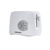 Daewoo Balmoral 2 Slice Toaster with Reheat And Defrost And Browning Control Plastic 800 W - White