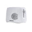 Daewoo Balmoral 2 Slice Toaster with Reheat And Defrost And Browning Control Plastic 800 W - White