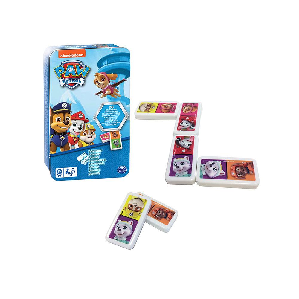 Paw Patrol Dominoes Game In Tin Main image