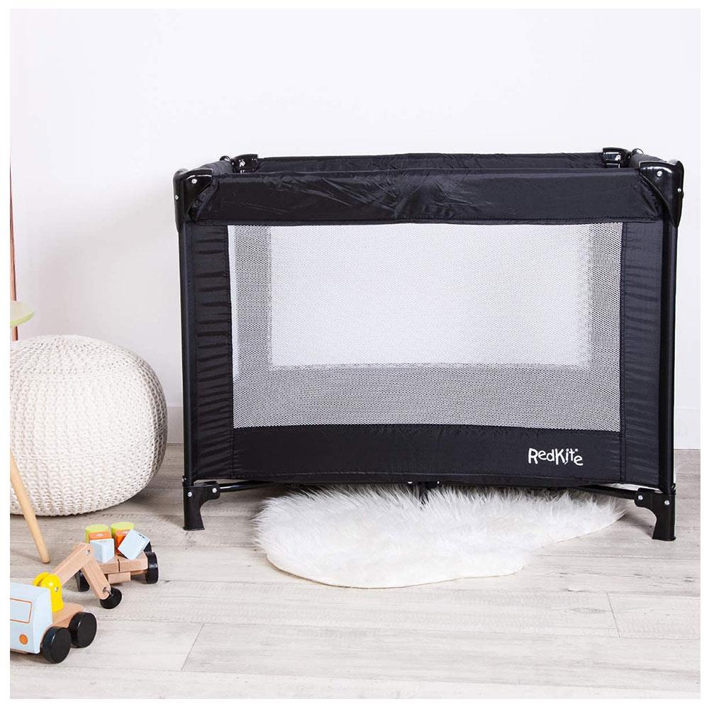 Red Kite Sleeptight Travel Cot Metal  - Black Secondary image