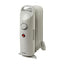 Warmlite 5 Fins Compact Oil Filled Radiator With Adjustable Thermostat 650 W - White