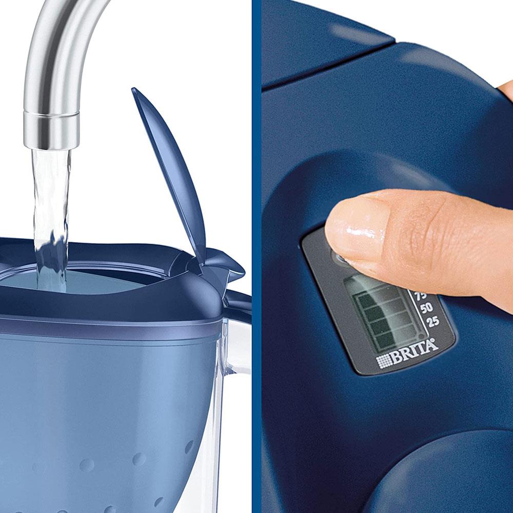 Brita Marella XL Water Filter Jug With MAXTRA+ Filter Cartridges 3.5 Litre - Blue