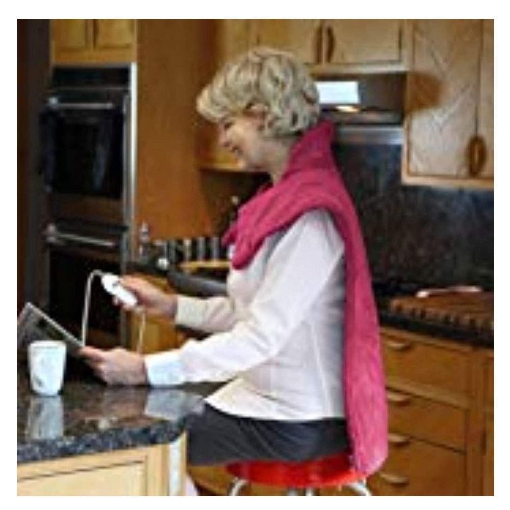 Ontel Thermapulse Relief Wrap Extra Long Heat Wrap - Burgundy