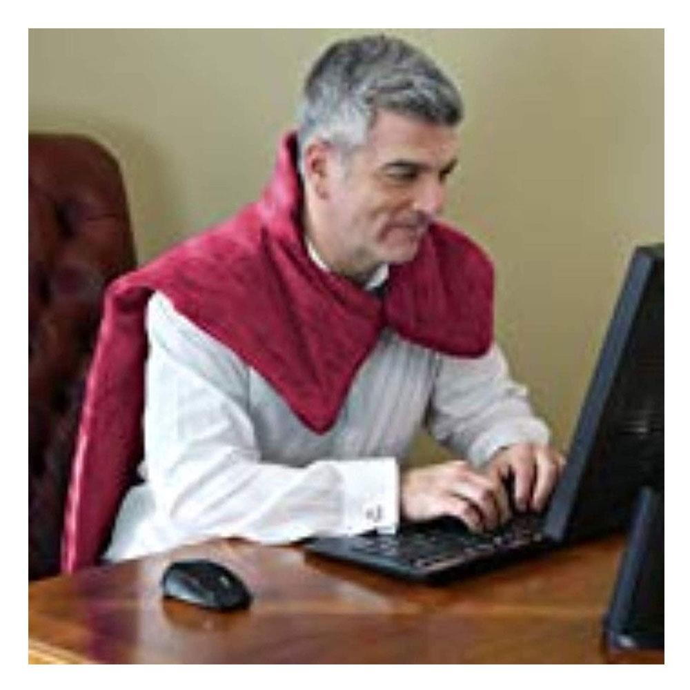 Ontel Thermapulse Relief Wrap Extra Long Heat Wrap - Burgundy