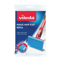 Vileda Magic Mop Flat Refill With A Super Absorbent Sponge With 3D Grooves