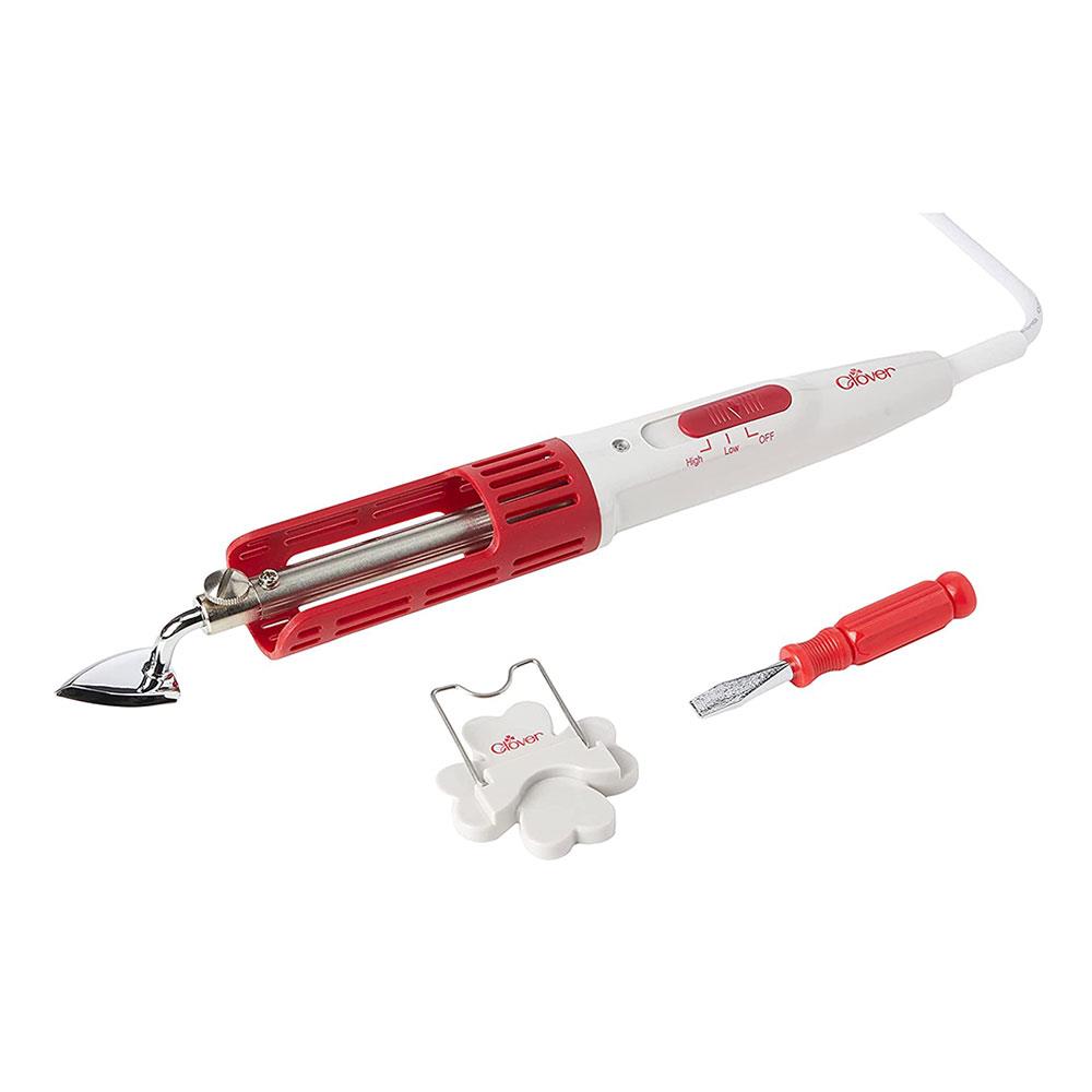 Clover Mini Iron II For Patchwork Craft Projects Applique - Red Secondary image