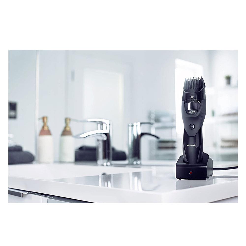 Panasonic Wet And Dry Beard Trimmer With 20 Cutting Lengths - Black