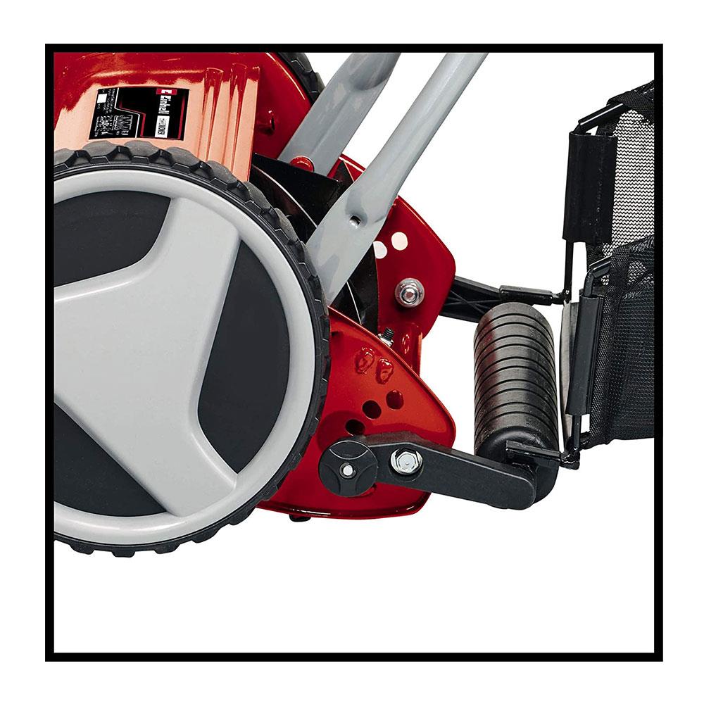 Einhell GC-HM 300 Hand Lawn Mower With 4 Cutting Height Adjustment - Red And Black