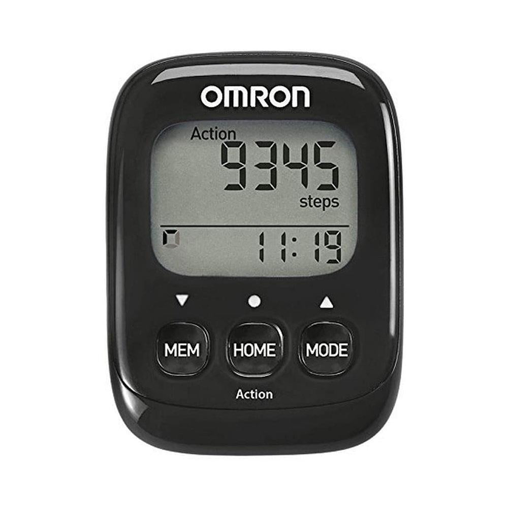 Omron Walking Style IV Step Counter Pedometer - Black
