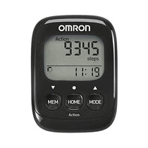 Omron Walking Style IV Step Counter Pedometer - Black