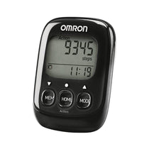 Omron Walking Style IV Step Counter Pedometer - Black