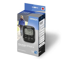 Omron Walking Style IV Step Counter Pedometer - Black