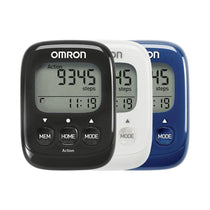 Omron Walking Style IV Step Counter Pedometer - Black