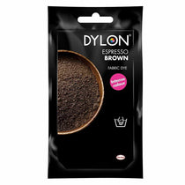 Dylon Hand Fabric Dye Sachet For Clothes And Soft Furnishings 50g - Espresso Brown