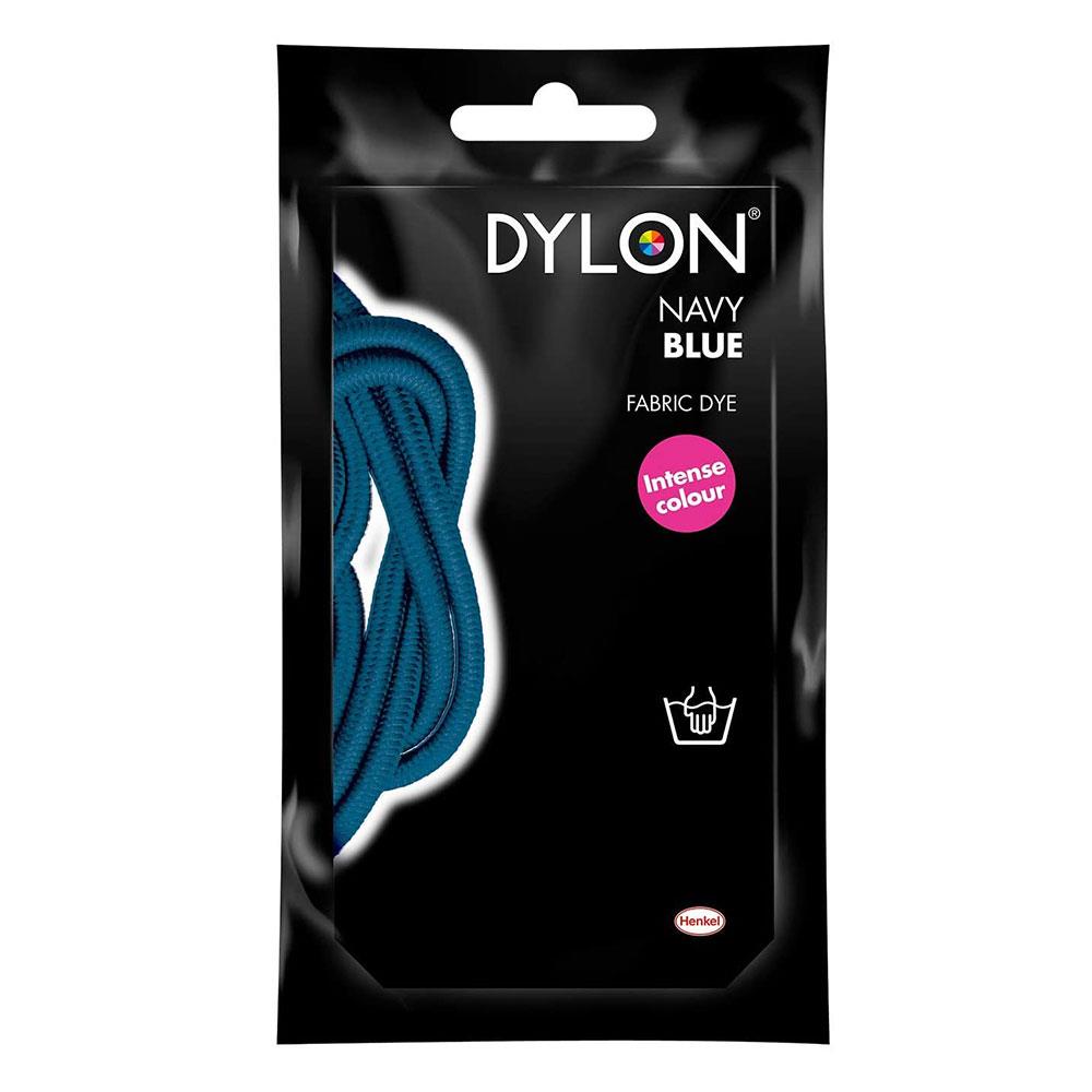 Dylon Hand Fabric Dye Sachet For Clothes And Soft Furnishings 50g - Navy Blue