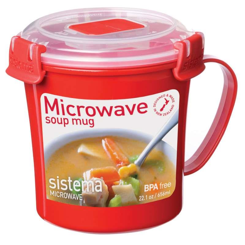 Sistema Microwave Soup Mug 656ml - Red Main image