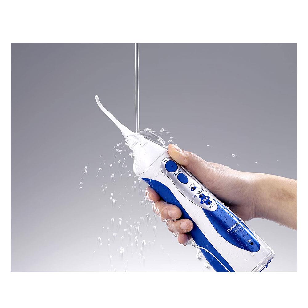 Panasonic Dental Oral Irrigator Water Flosser With 2 Water Jet Modes - Blue/White