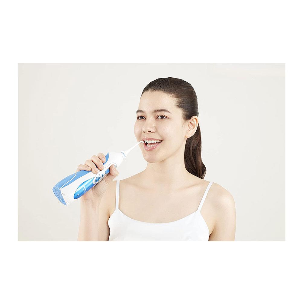 Panasonic Dental Oral Irrigator Water Flosser With 2 Water Jet Modes - Blue/White