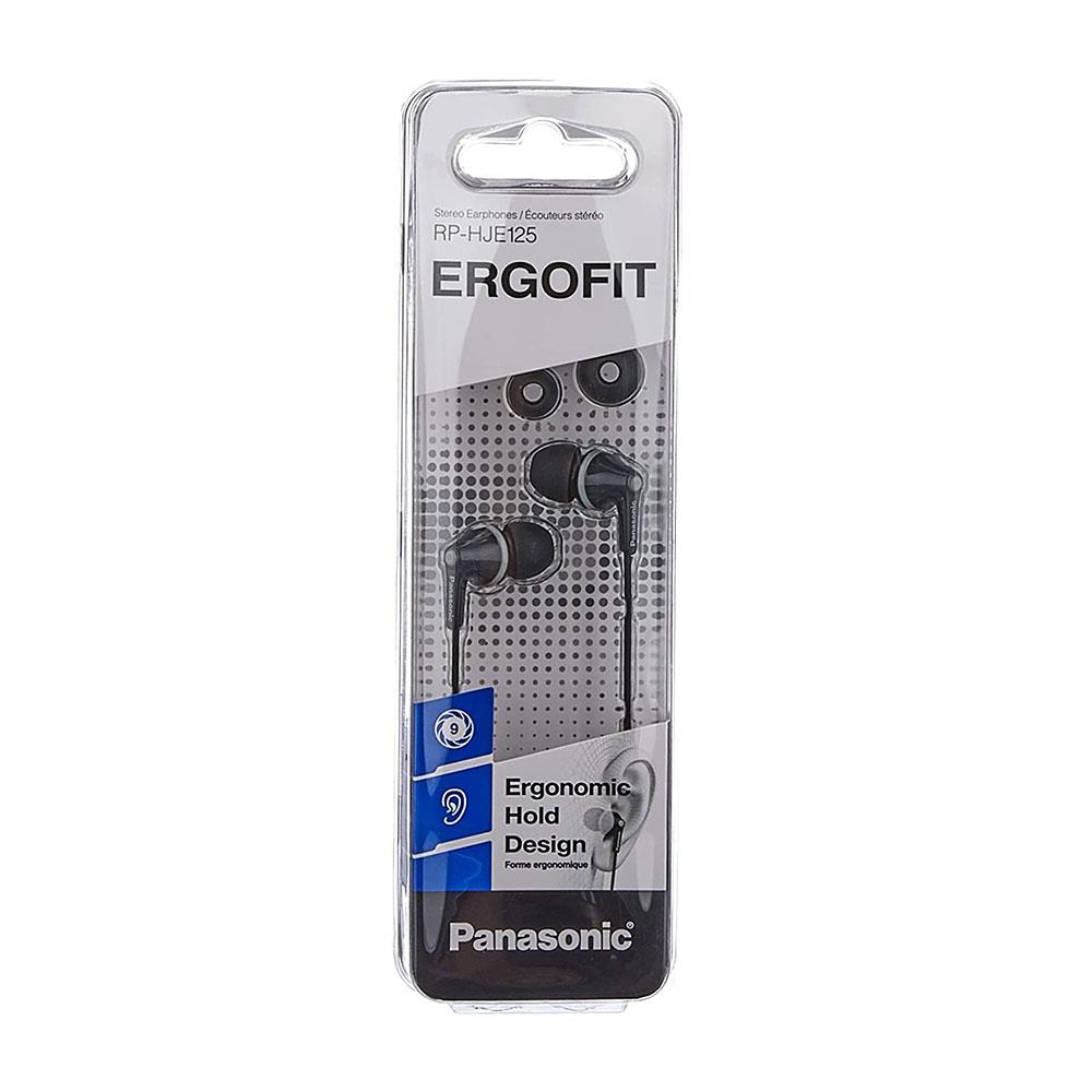 Panasonic Ergofit In-Ear Headphones For iPod iPhone MP3 CD - Black