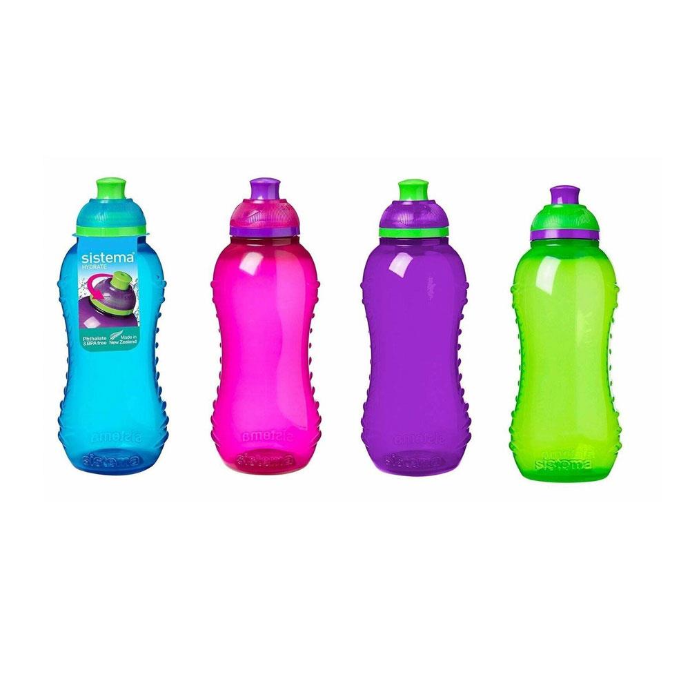 Sistema Twist n Sip Squeeze Bottle 330ml - Assorted Colours