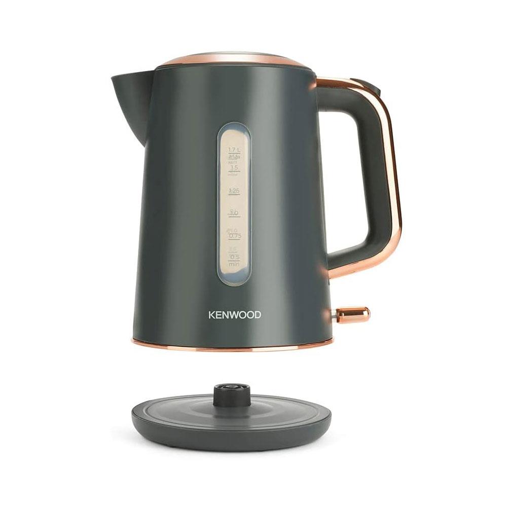 Kenwood Abbey Collection Lux Cordless Jug Kettle 3000 W 1.7 Litre - Grey With Rose Gold