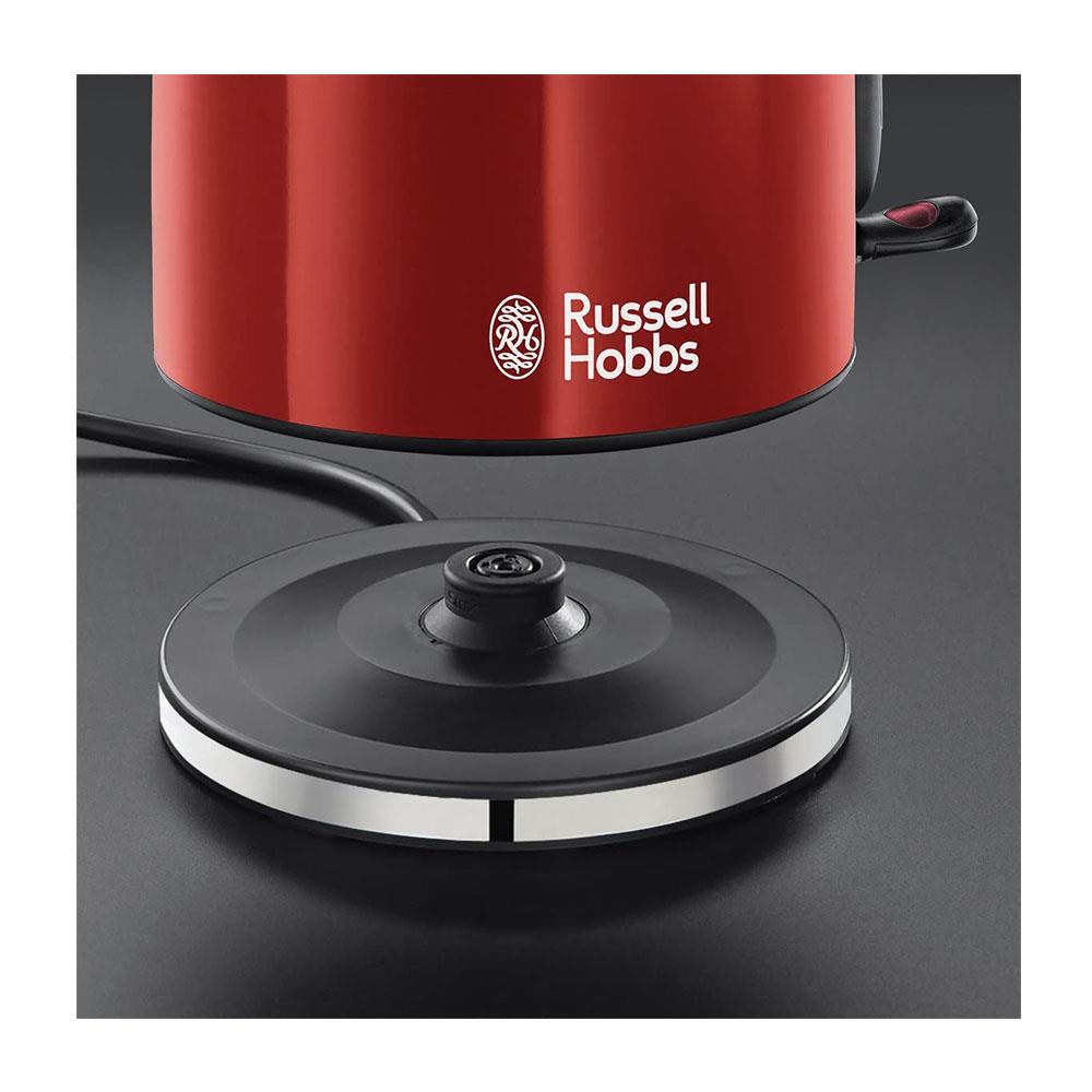 Russell Hobbs Colours Plus Kettle Stainless Steel 3000 W 1.7 Liters - Red