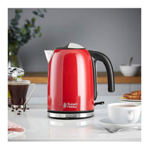 Russell Hobbs Colours Plus Kettle Stainless Steel 3000 W 1.7 Liters - Red