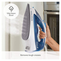 Morphy Richards Light Glide 100 Steam Iron - Blue/White