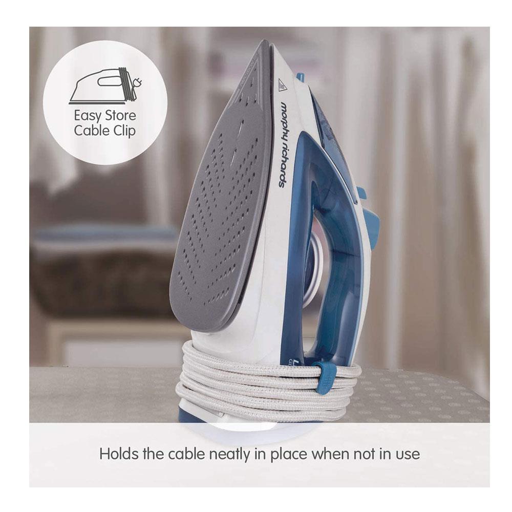 Morphy Richards Light Glide 100 Steam Iron - Blue/White