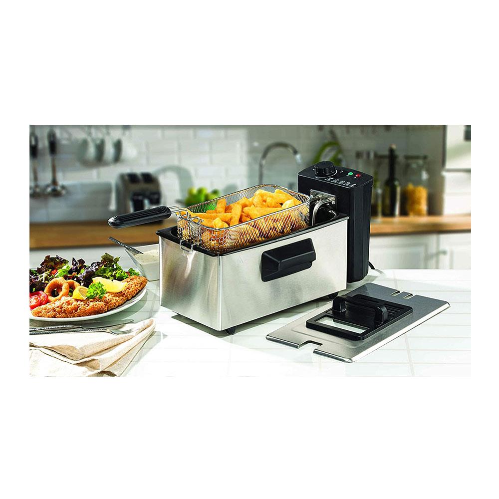 Daewoo Deep Fat Fryer With Adjustable Temperature Control 2000 W 3 Liter - Silver
