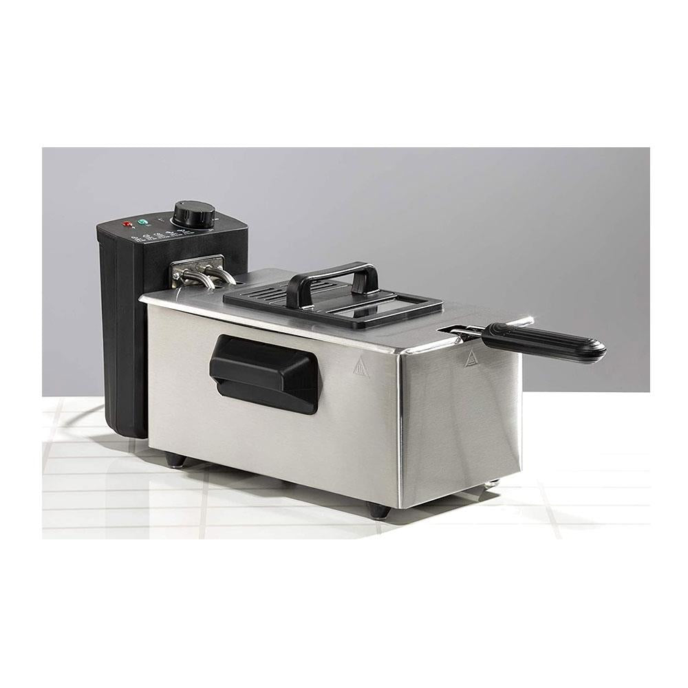 Daewoo Deep Fat Fryer With Adjustable Temperature Control 2000 W 3 Liter - Silver