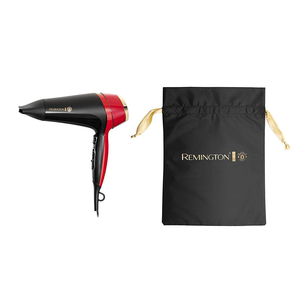Remington Thermacare Pro 2400 Hair Dryer Manchester United Edition - Black And Red