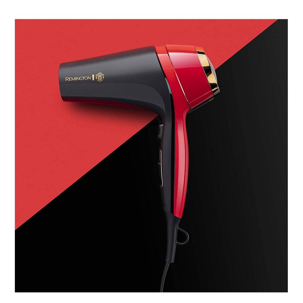 Remington Thermacare Pro 2400 Hair Dryer Manchester United Edition - Black And Red