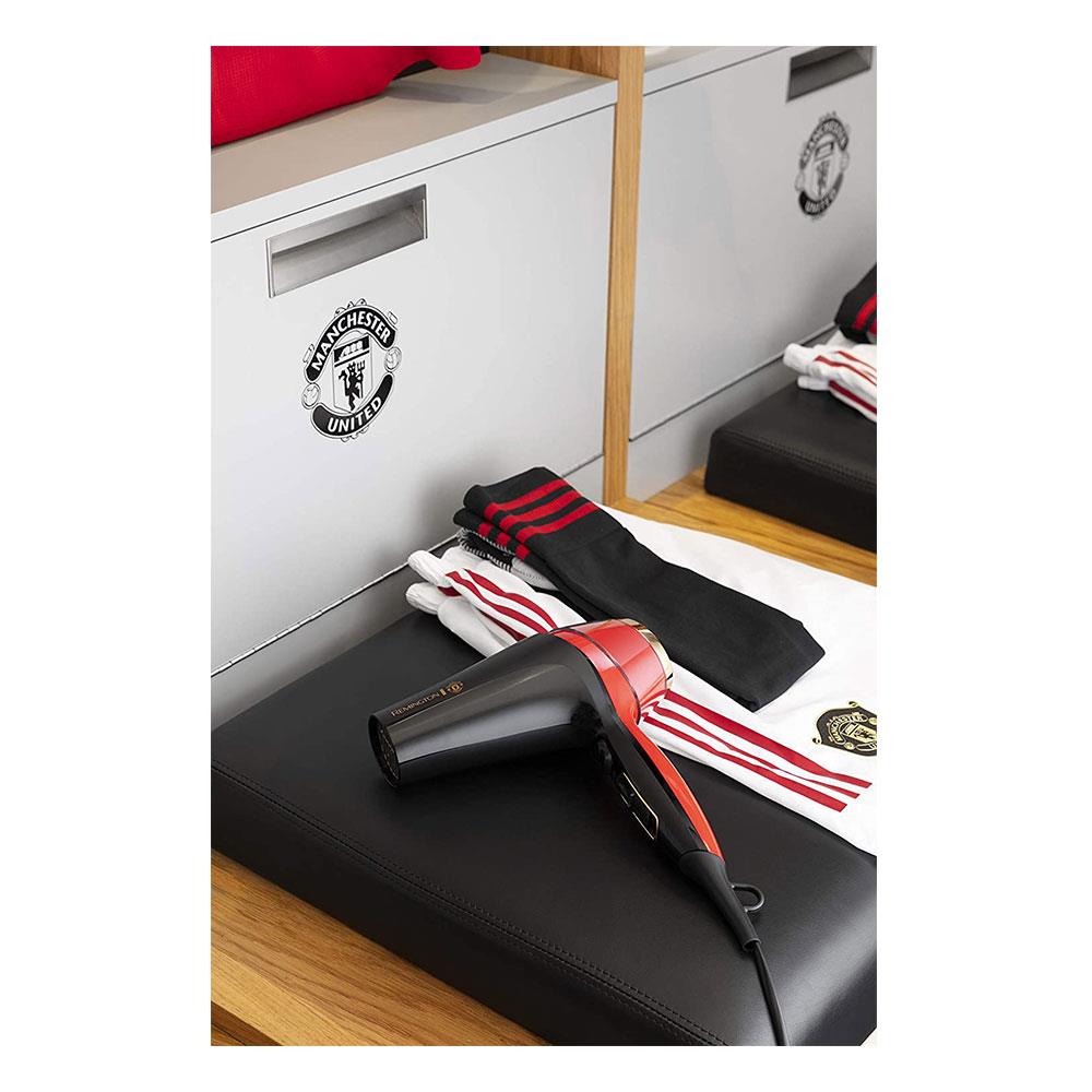 Remington Thermacare Pro 2400 Hair Dryer Manchester United Edition - Black And Red