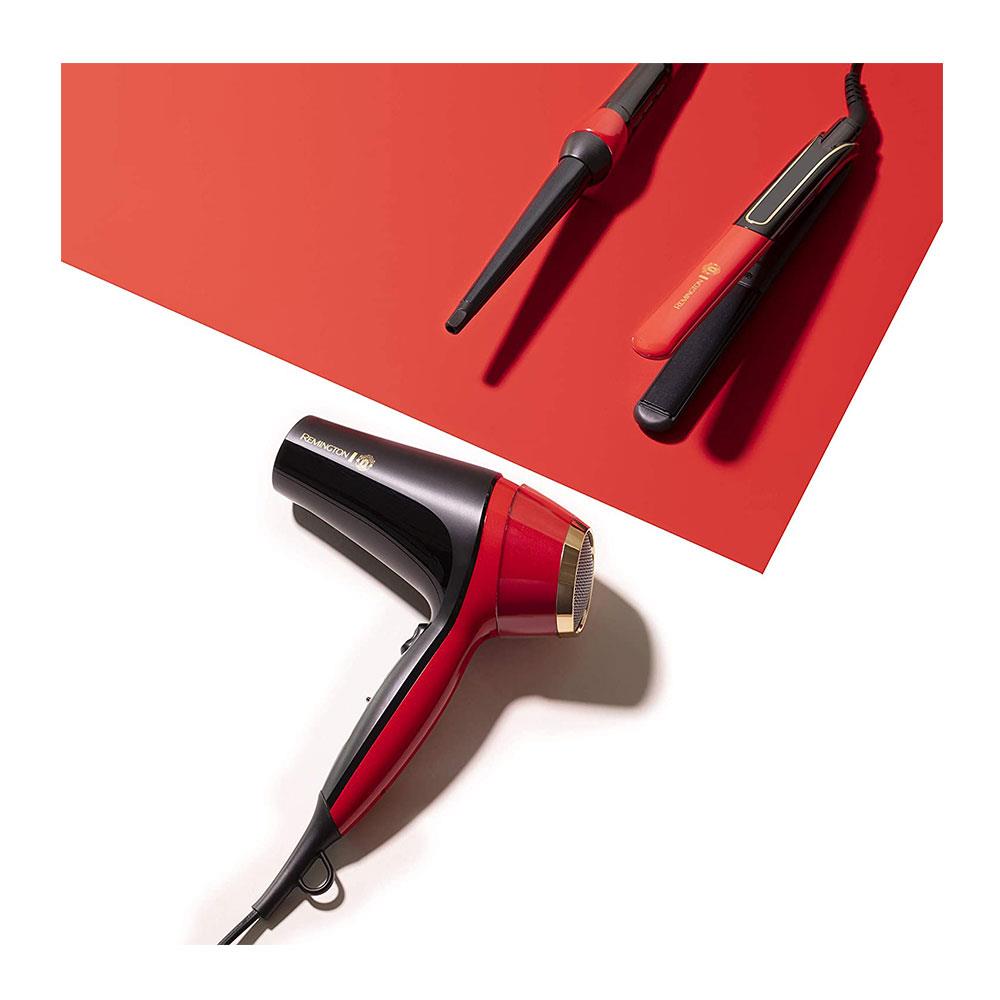 Remington Thermacare Pro 2400 Hair Dryer Manchester United Edition - Black And Red