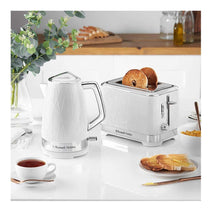 Russell Hobbs Structure Electric Kettle 3000 W 1.7 Litre - White