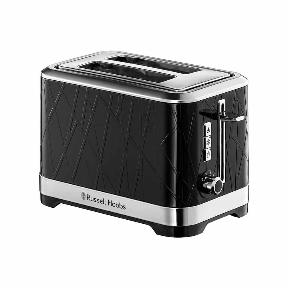 Russell Hobbs Structure 2 Slice Toaster With Stainless Steel Accents - Black Main image