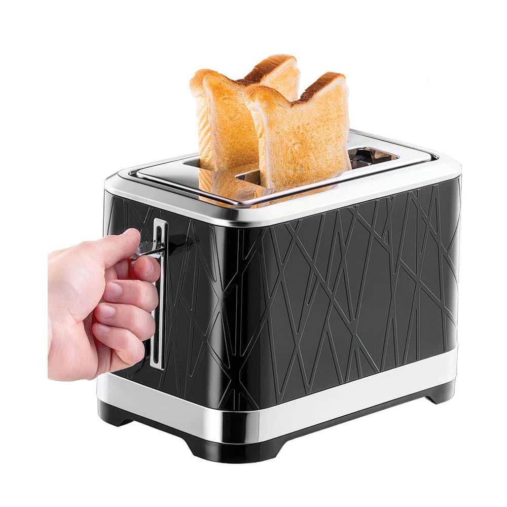 Russell Hobbs Structure 2 Slice Toaster With Stainless Steel Accents - Black