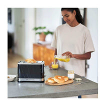 Russell Hobbs Structure 2 Slice Toaster With Stainless Steel Accents - Black