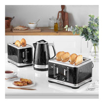 Russell Hobbs Structure 2 Slice Toaster With Stainless Steel Accents - Black