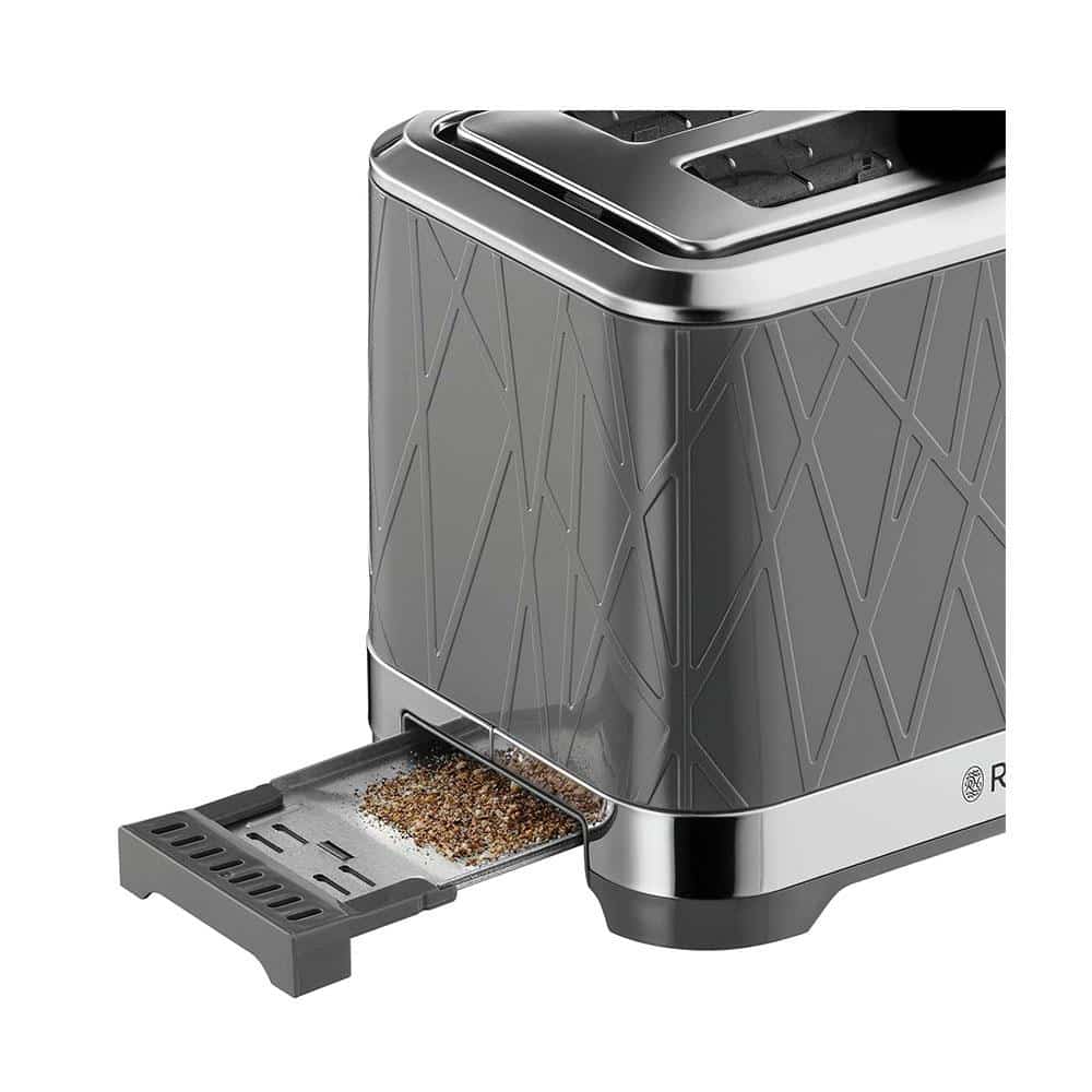 Russell Hobbs Structure 2 Slice Toaster With Stainless Steel Accents - Grey Secondary image