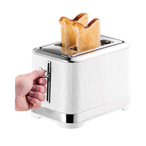 Russell Hobbs Structure 2 Slice Toaster With Stainless Steel Accents - White