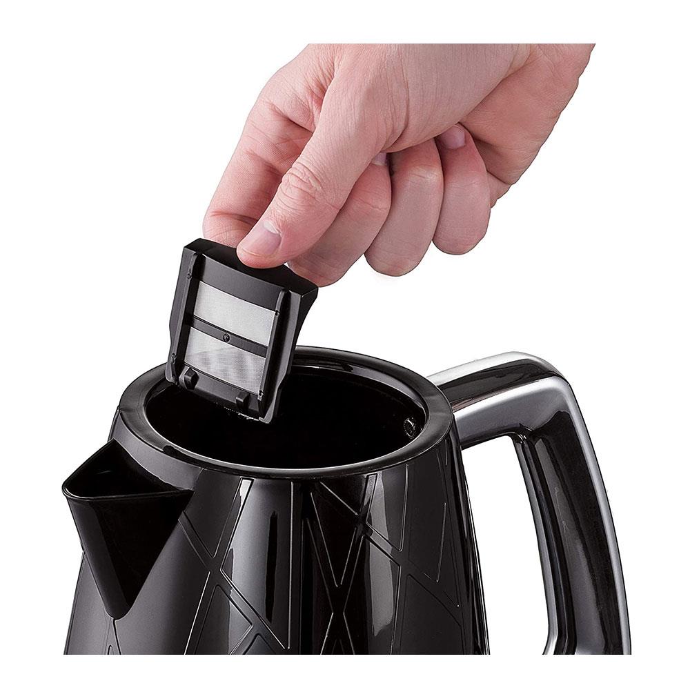 Russell Hobbs Structure Electric Kettle 3000 W 1.7 Litre - Black