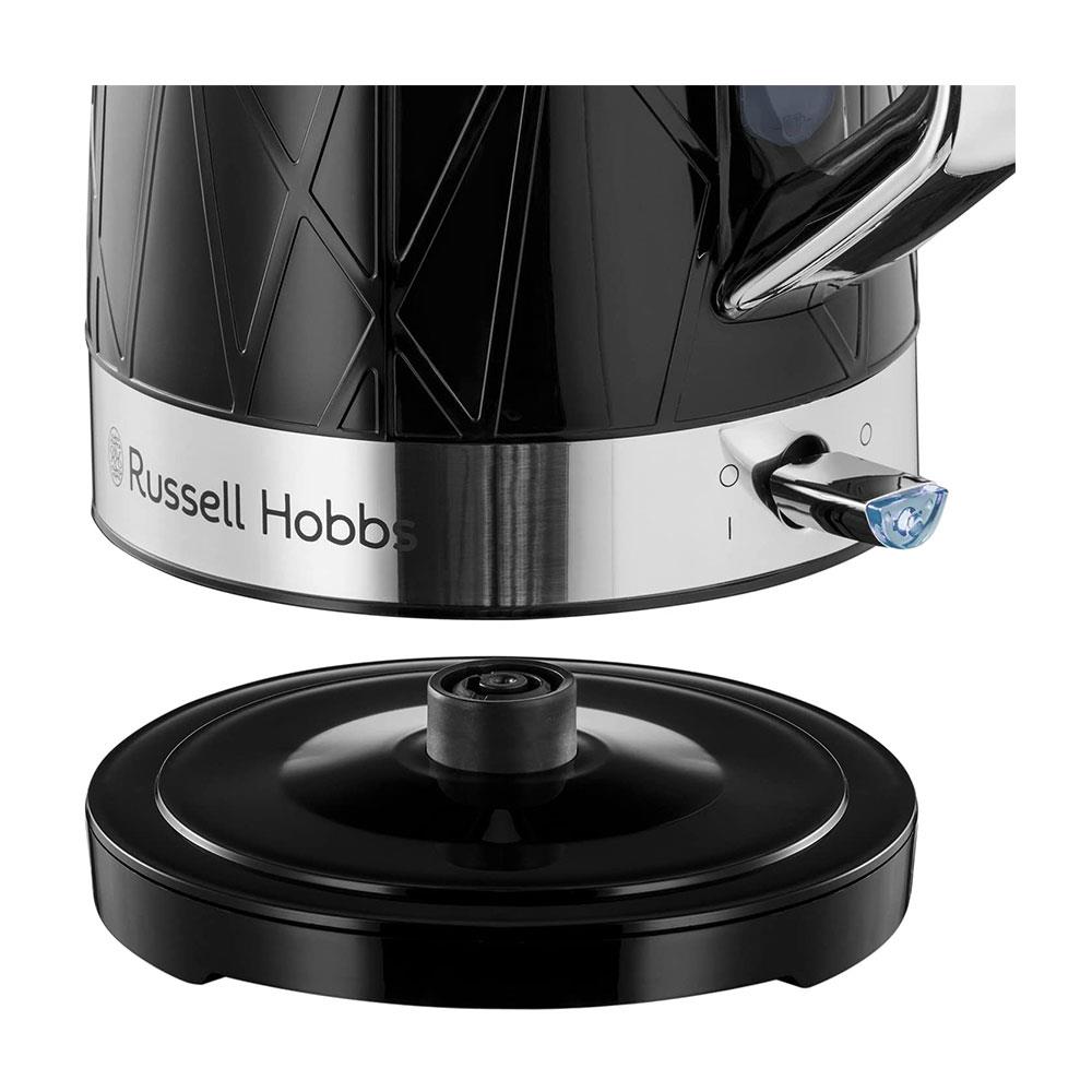 Russell Hobbs Structure Electric Kettle 3000 W 1.7 Litre - Black