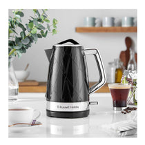 Russell Hobbs Structure Electric Kettle 3000 W 1.7 Litre - Black